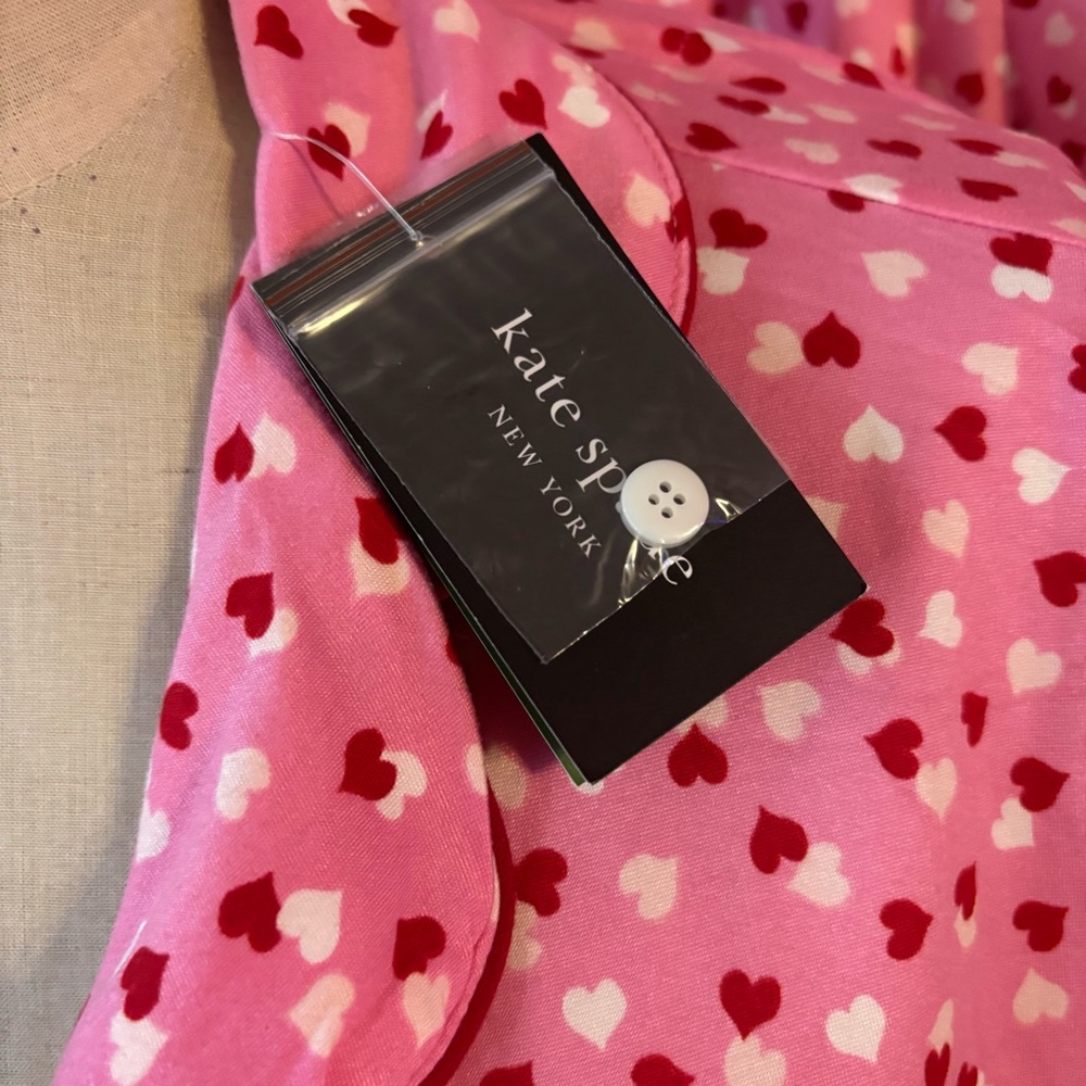 Kate Spade Valentines Day pajamas. New.  Medium - Picture 2 of 6